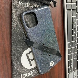 Black Sparkle Loopy Case IPhone 11 Pro Max